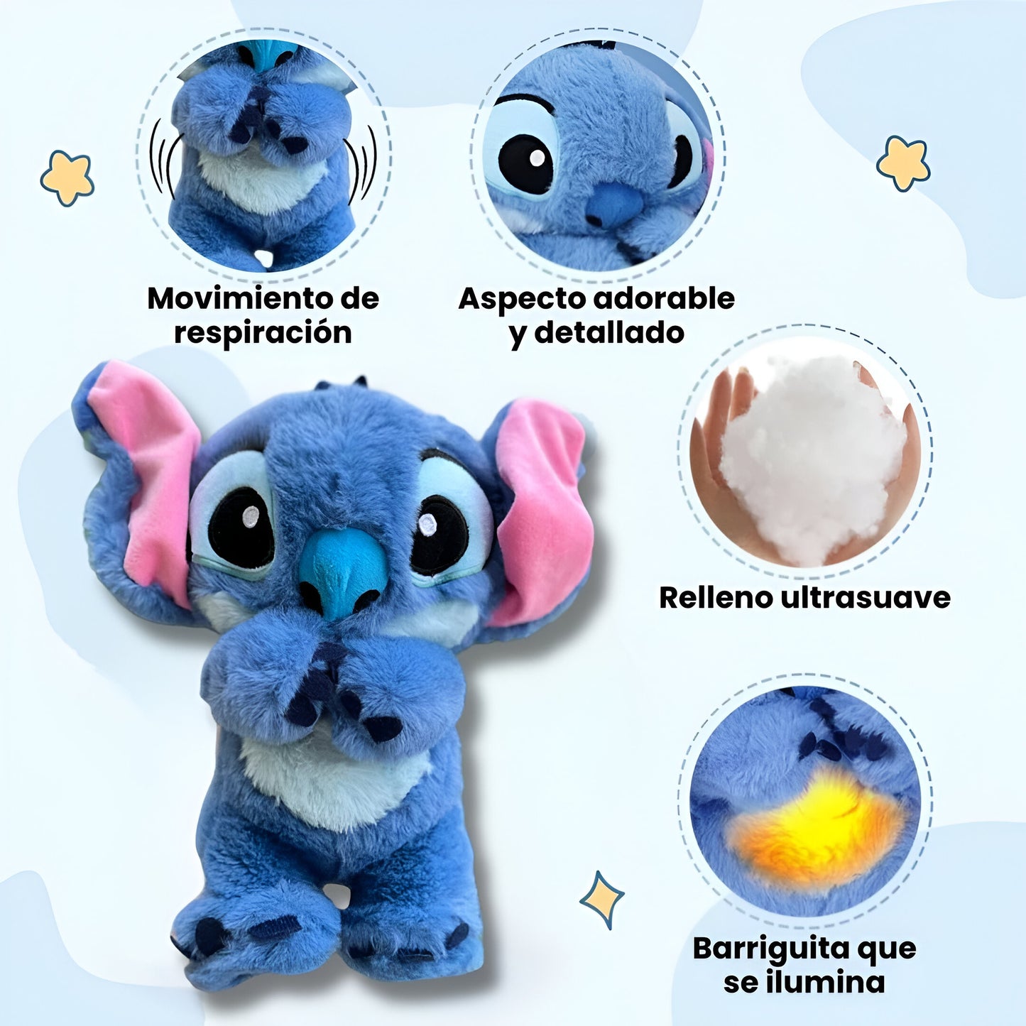 StichyCalm™ Peluche Relajante que Respira