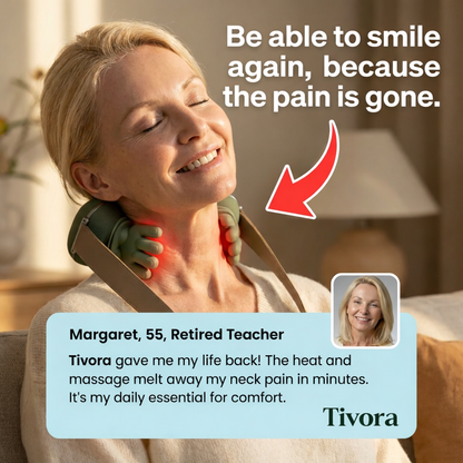 Tivora™ Heated Deep Relief Neck Massager