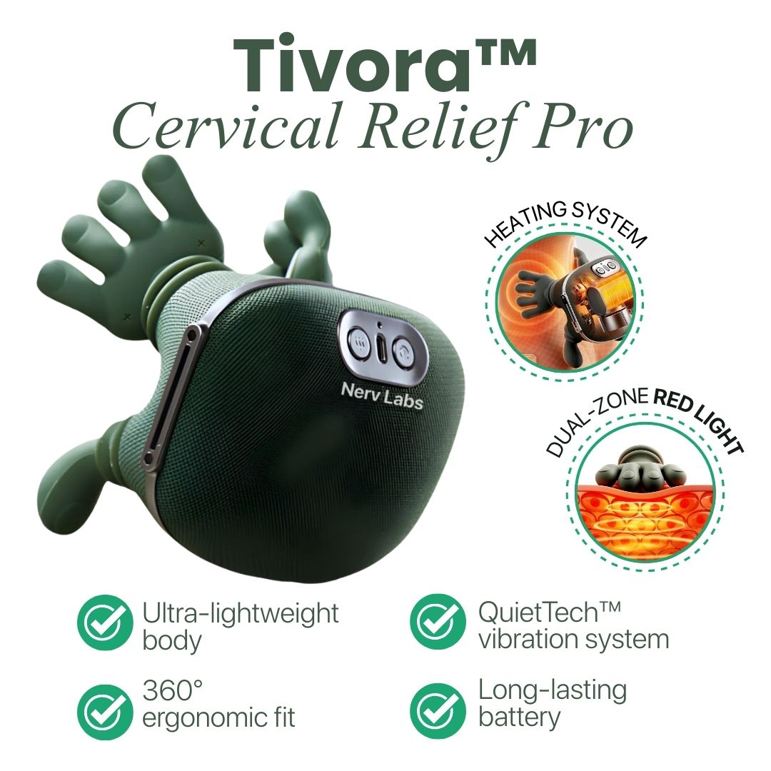 Tivora™ Heated Deep Relief Neck Massager